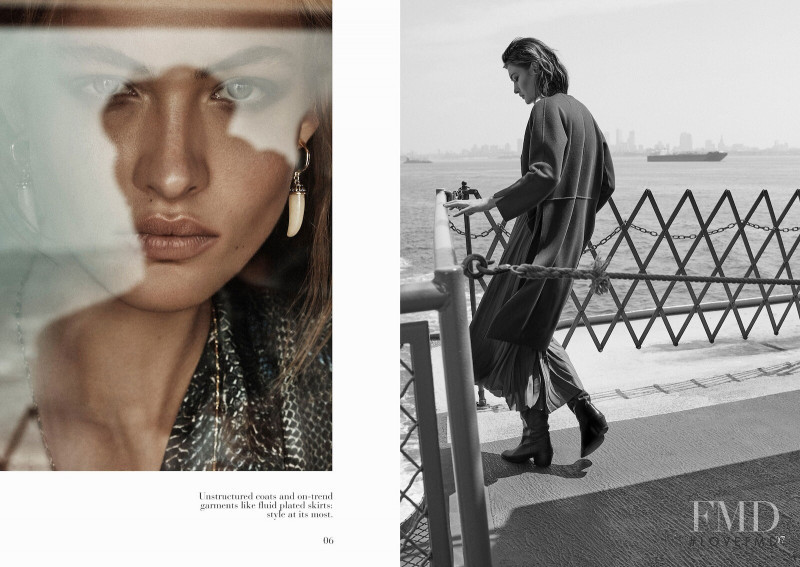Grace Elizabeth featured in  the Massimo Dutti A Long Journey lookbook for Pre-Fall 2019