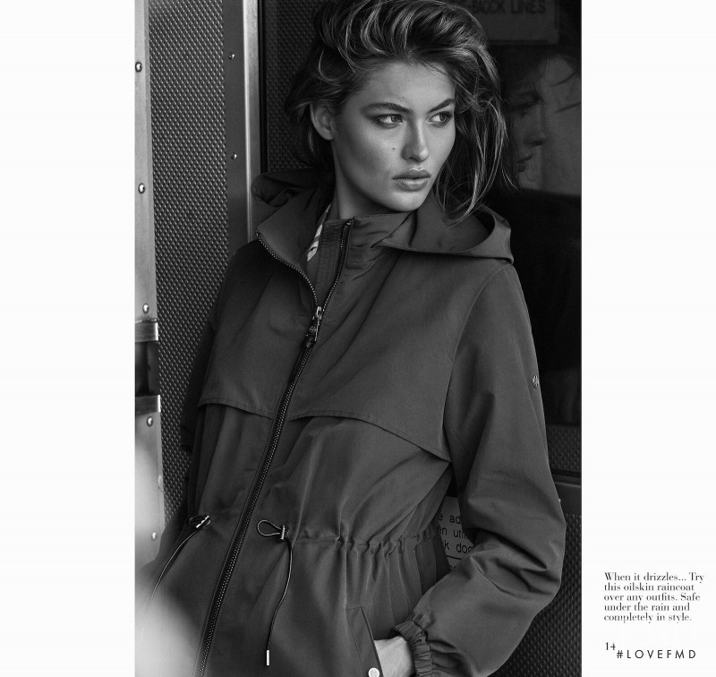 Grace Elizabeth featured in  the Massimo Dutti A Long Journey lookbook for Pre-Fall 2019