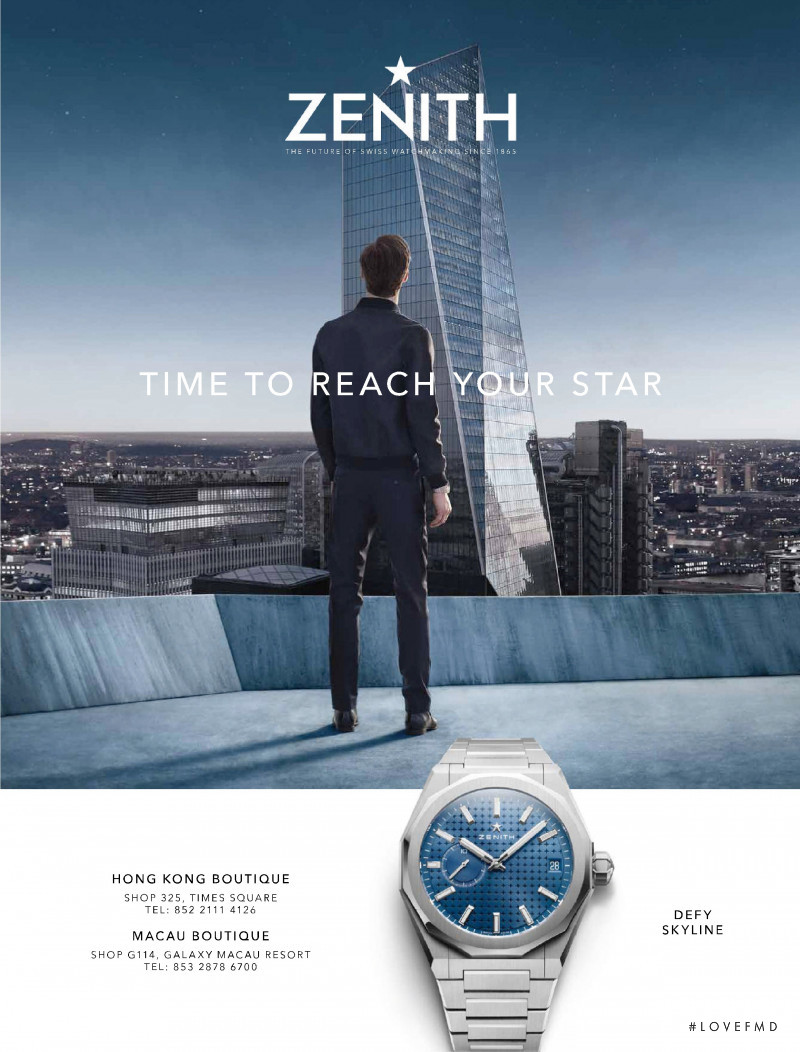 Zenith advertisement for Spring/Summer 2022