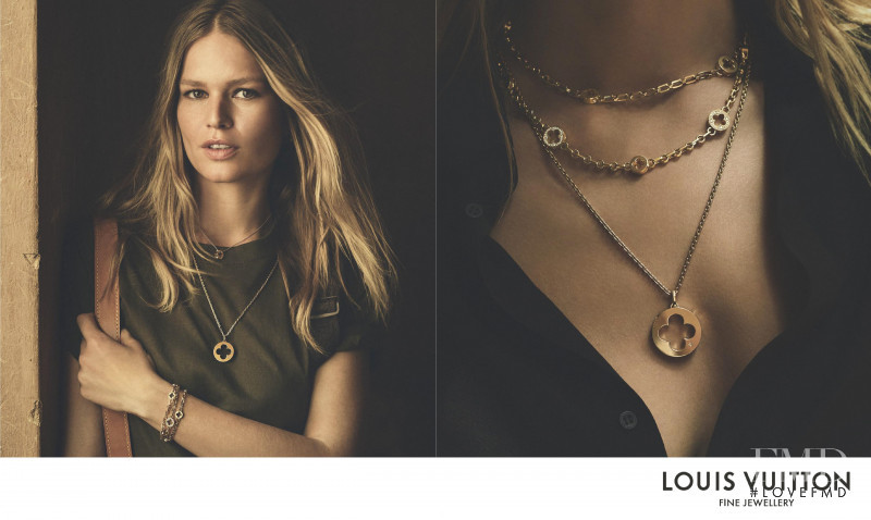 Anna Ewers featured in  the Louis Vuitton Joaillerie advertisement for Autumn/Winter 2022