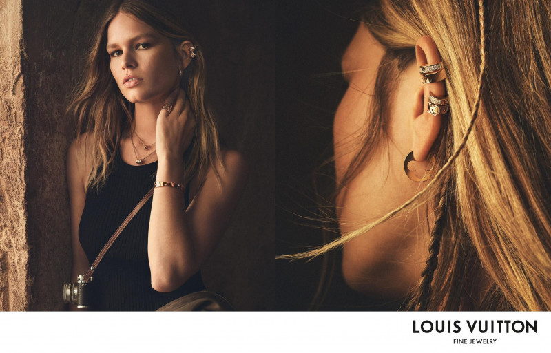 Anna Ewers featured in  the Louis Vuitton Joaillerie advertisement for Autumn/Winter 2022