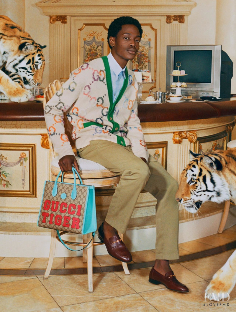 Gucci The Tiger advertisement for Spring/Summer 2022