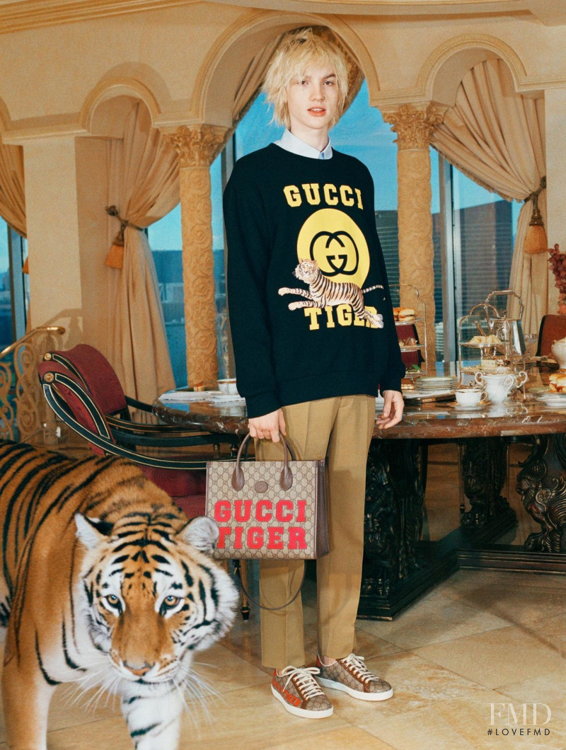 Gucci The Tiger advertisement for Spring/Summer 2022