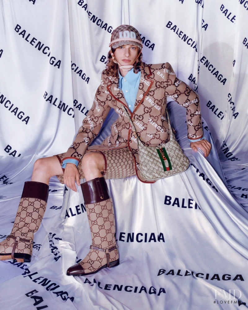 Gucci x Balenciaga - Hacker Project  advertisement for Holiday 2021