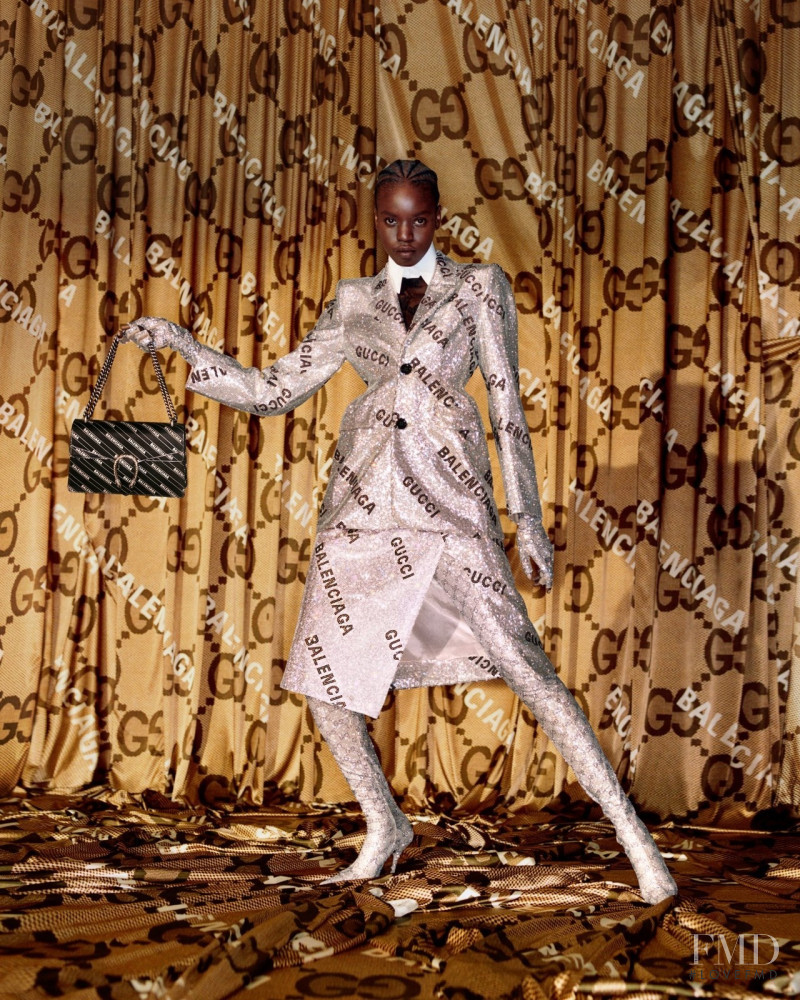 Gucci x Balenciaga - Hacker Project  advertisement for Holiday 2021