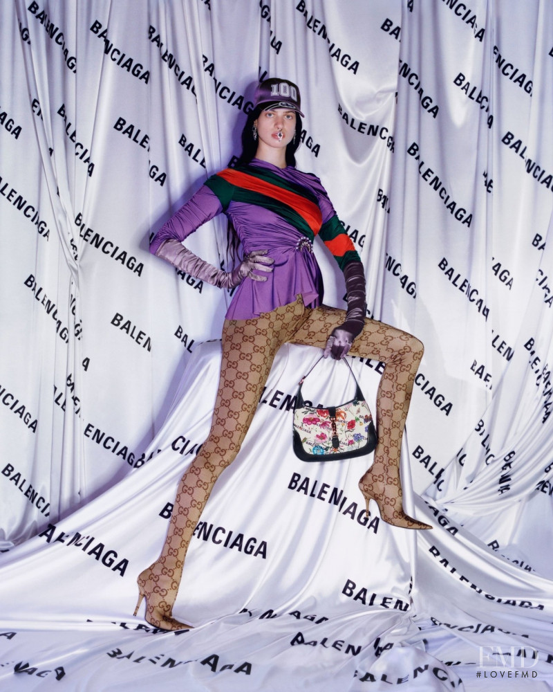 Gucci x Balenciaga - Hacker Project  advertisement for Holiday 2021