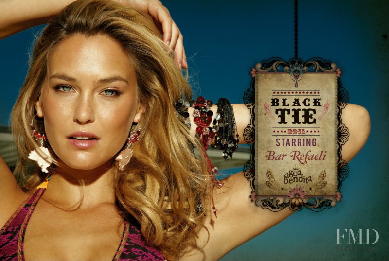 Bar Refaeli featured in  the Agua Bendita Black Tie catalogue for Spring/Summer 2011