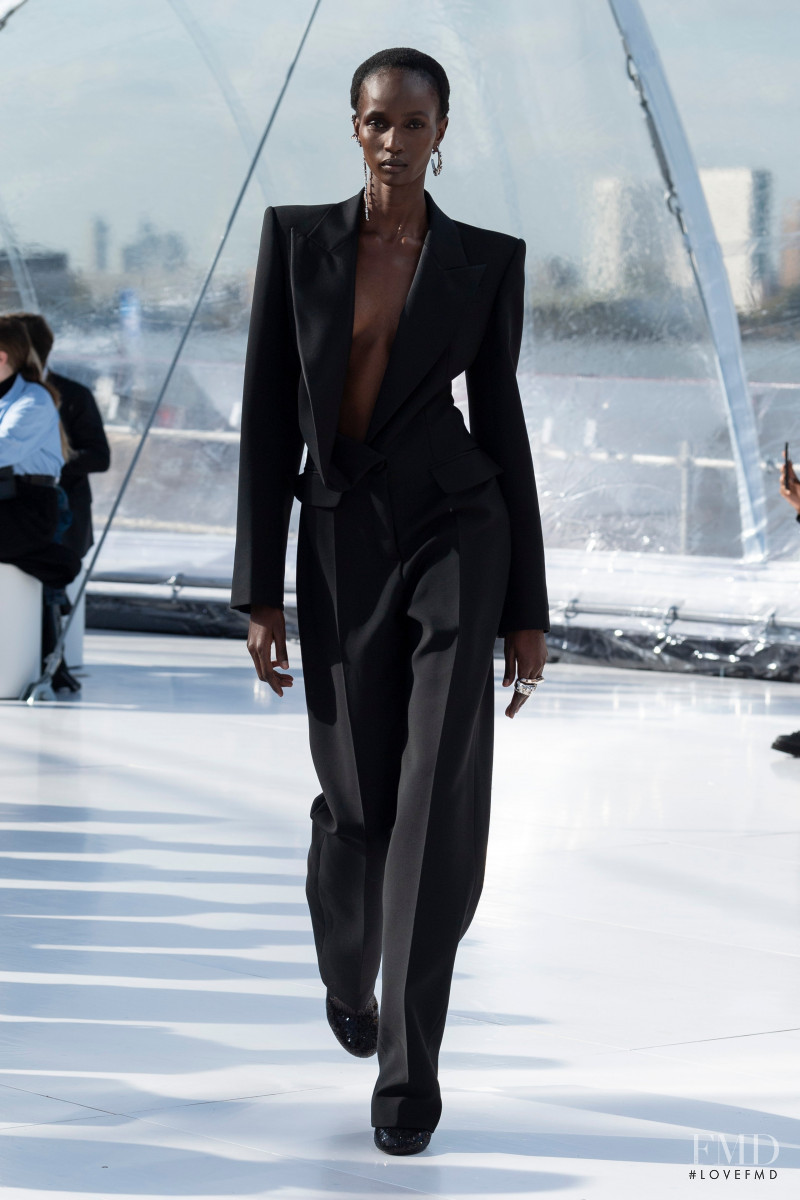 Victoria Fawole featured in  the Alexander McQueen fashion show for Spring/Summer 2023