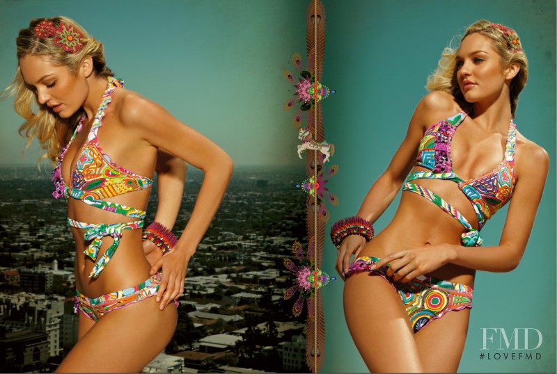 Candice Swanepoel featured in  the Agua Bendita Happy Hour catalogue for Spring/Summer 2011