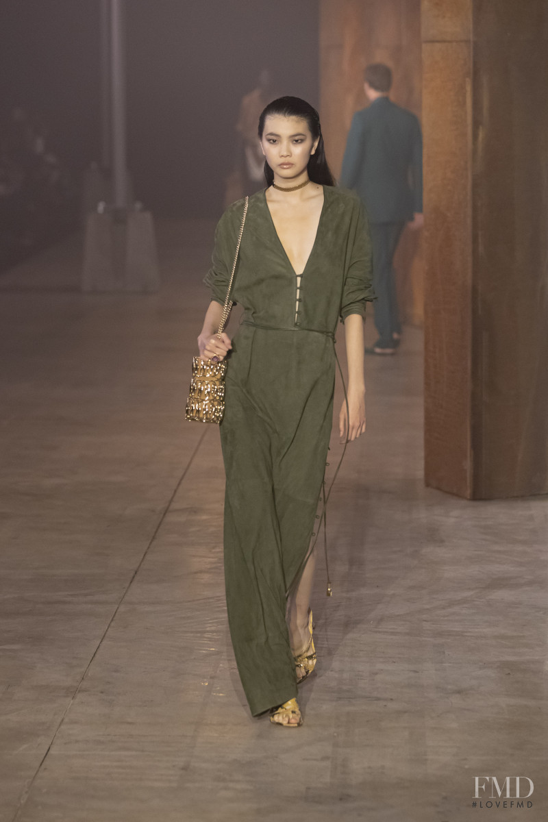 Sherry Shi featured in  the Bally fashion show for Spring/Summer 2023