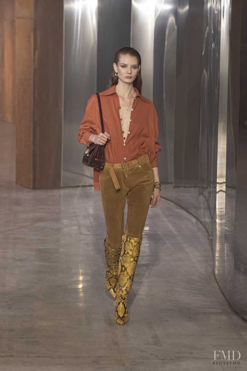 Alyda Grace Carder featured in  the Bally fashion show for Spring/Summer 2023