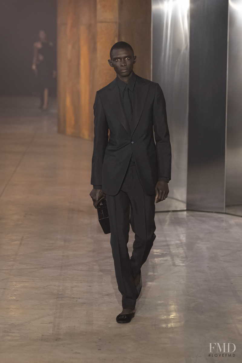 Fernando Cabral featured in  the Bally fashion show for Spring/Summer 2023