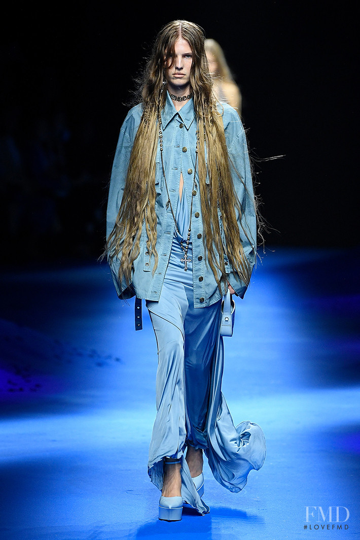 Ava Christian featured in  the Blumarine fashion show for Spring/Summer 2023