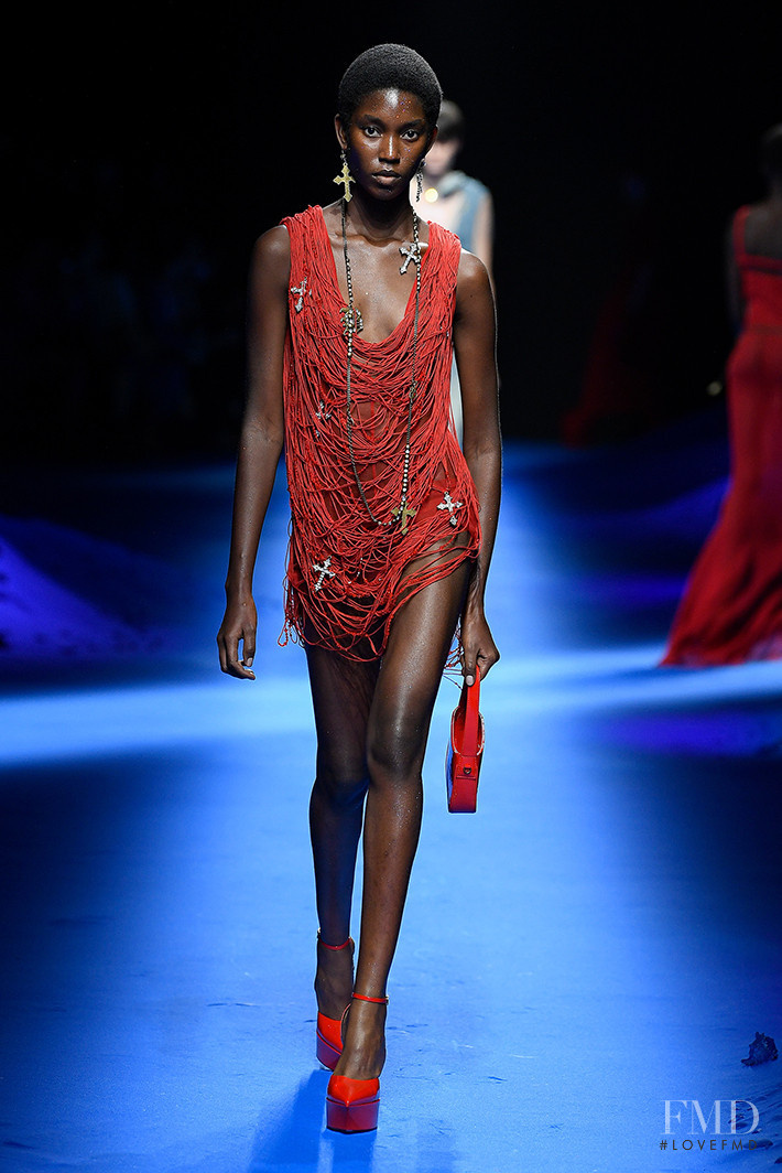 Laura Reyes featured in  the Blumarine fashion show for Spring/Summer 2023