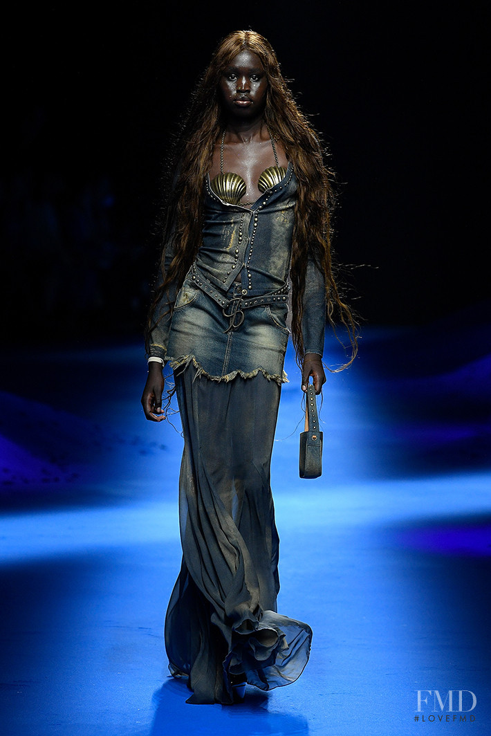 Adit Priscilla featured in  the Blumarine fashion show for Spring/Summer 2023