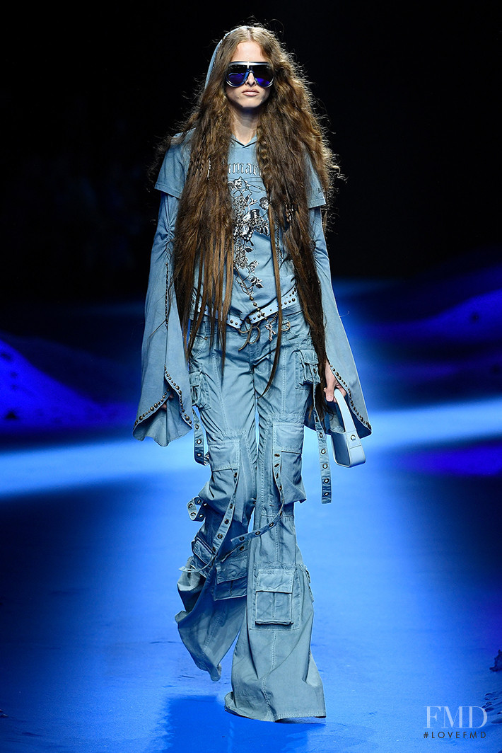 Aditsa Berzenia featured in  the Blumarine fashion show for Spring/Summer 2023