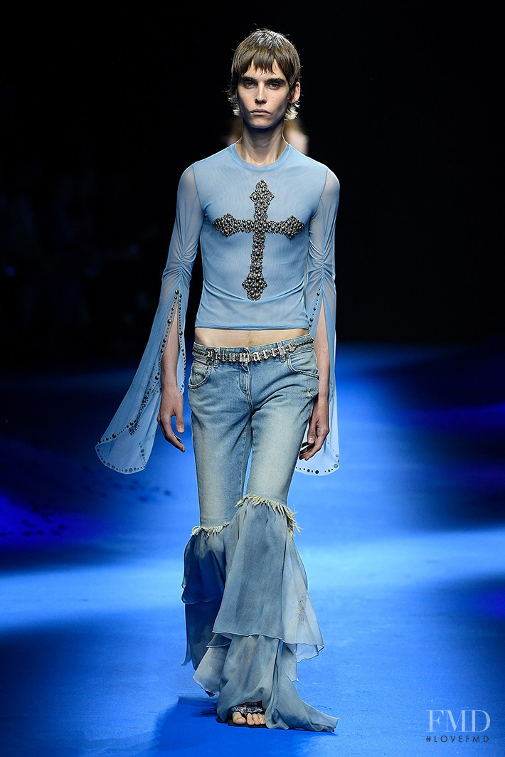 Frederic Bittner featured in  the Blumarine fashion show for Spring/Summer 2023