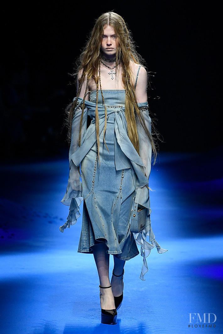 Ella McCutcheon featured in  the Blumarine fashion show for Spring/Summer 2023