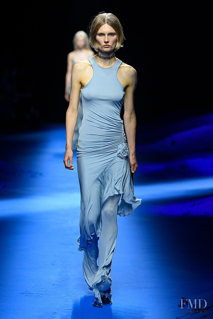Emily Sturgess featured in  the Blumarine fashion show for Spring/Summer 2023