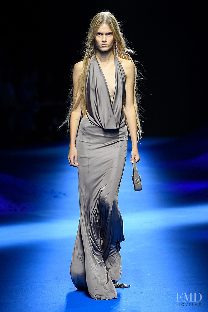 Daria Koshkina featured in  the Blumarine fashion show for Spring/Summer 2023
