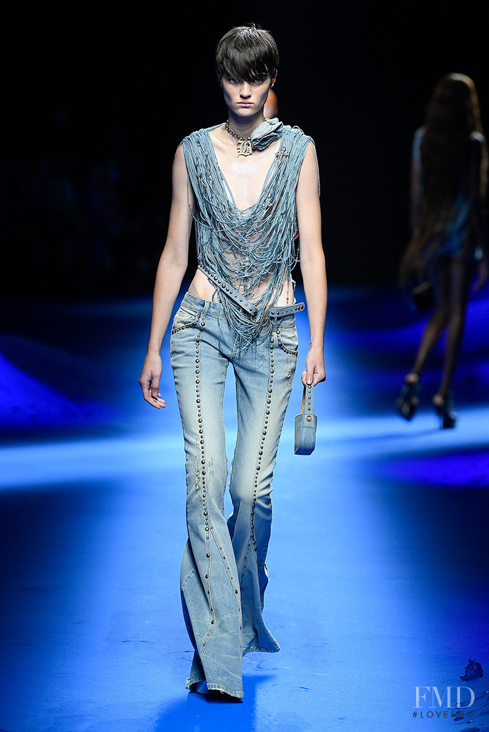 Tanya Churbanova featured in  the Blumarine fashion show for Spring/Summer 2023