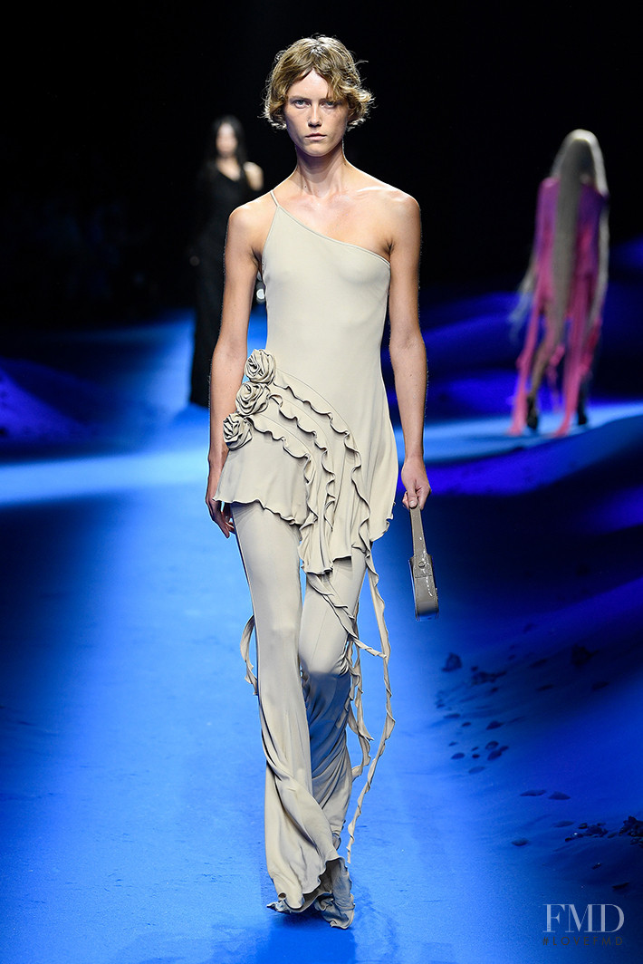 Julie Hoomans featured in  the Blumarine fashion show for Spring/Summer 2023