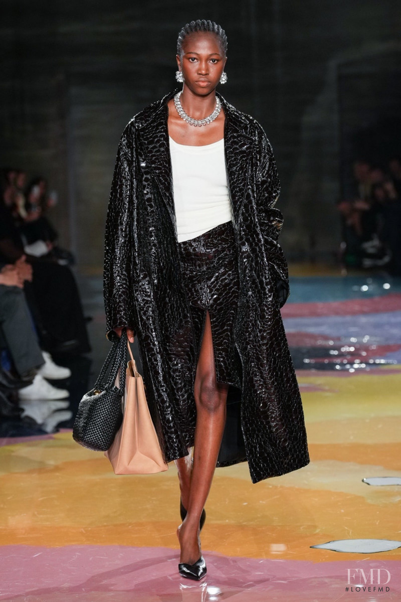 Rhenny Alade featured in  the Bottega Veneta fashion show for Spring/Summer 2023