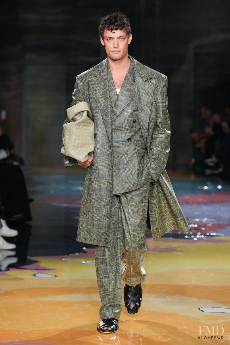 Nick Rea featured in  the Bottega Veneta fashion show for Spring/Summer 2023