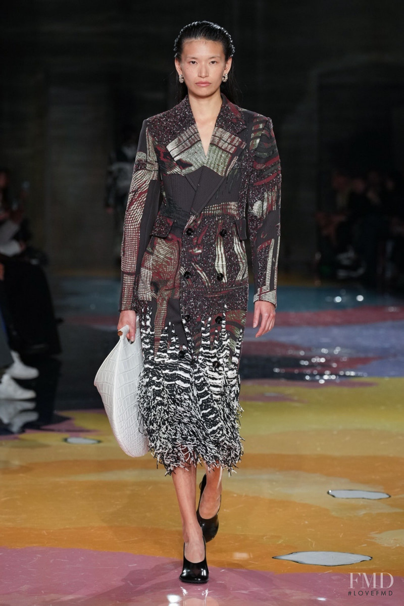 Cecilia Wu featured in  the Bottega Veneta fashion show for Spring/Summer 2023