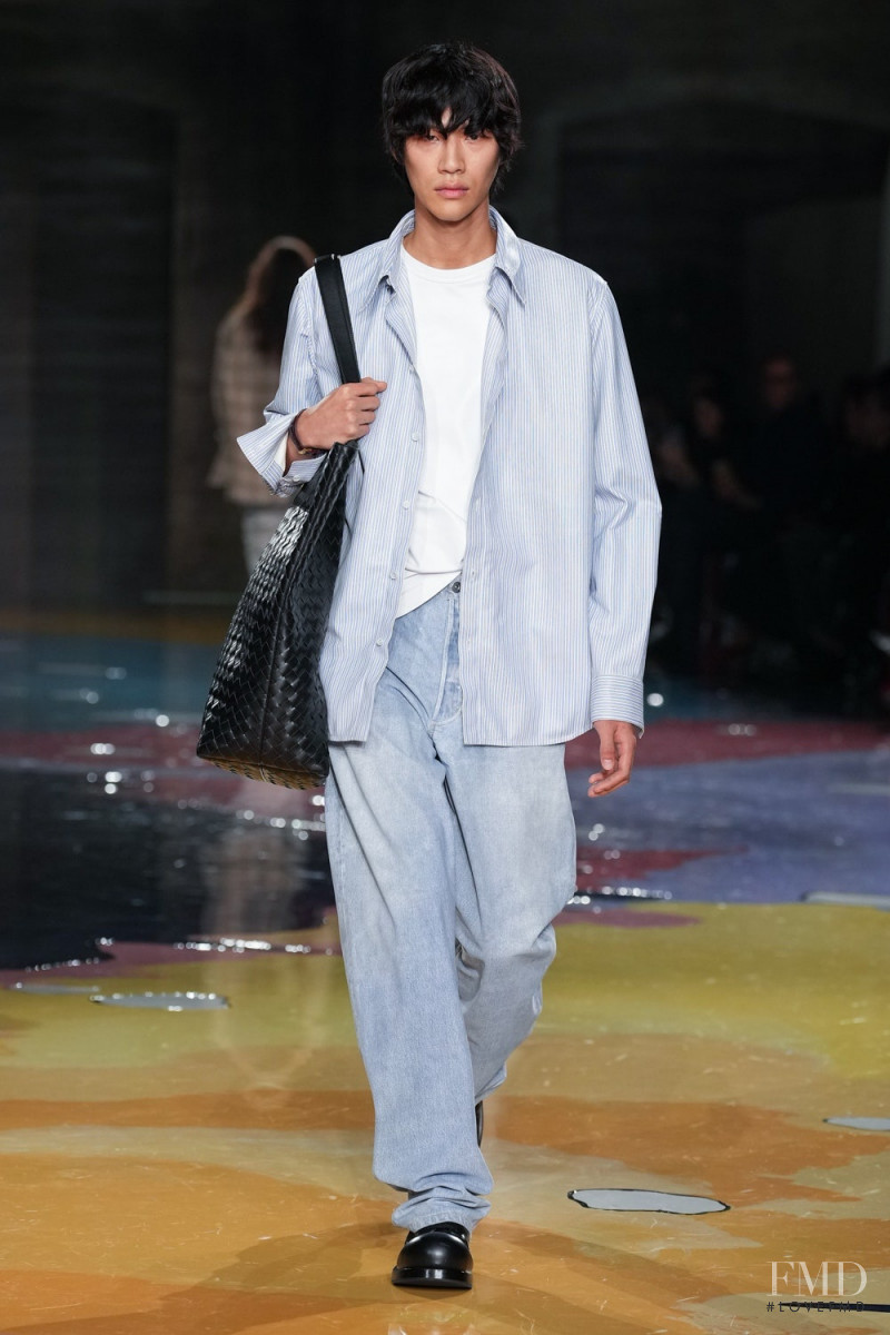 Sanggun Lee featured in  the Bottega Veneta fashion show for Spring/Summer 2023