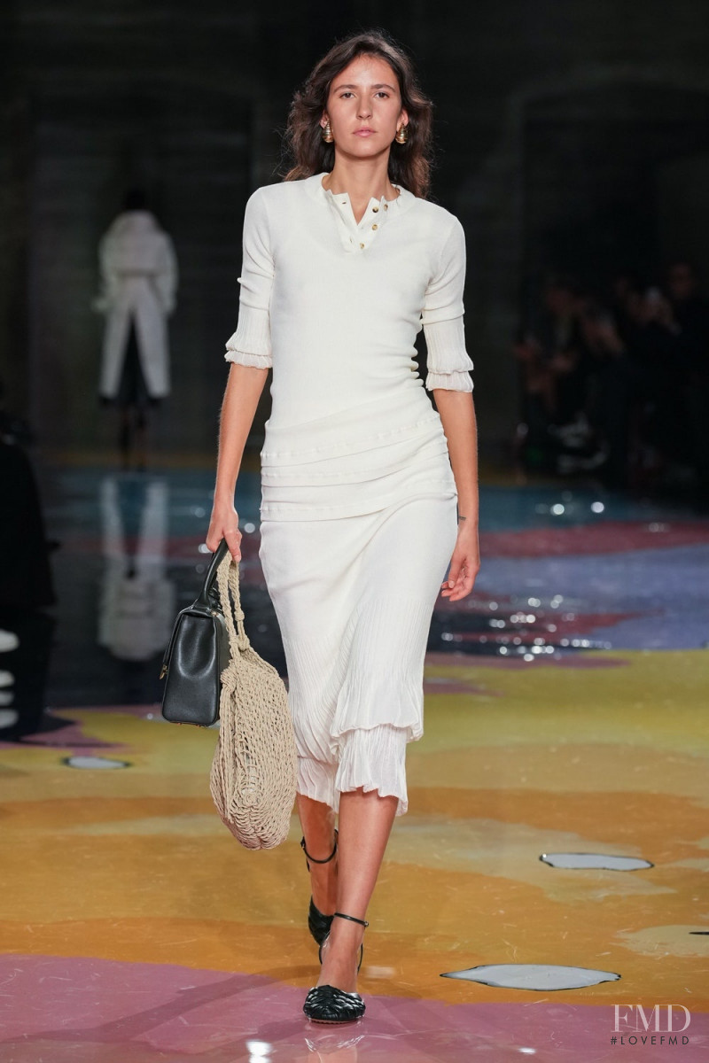 Tosca Grasso featured in  the Bottega Veneta fashion show for Spring/Summer 2023