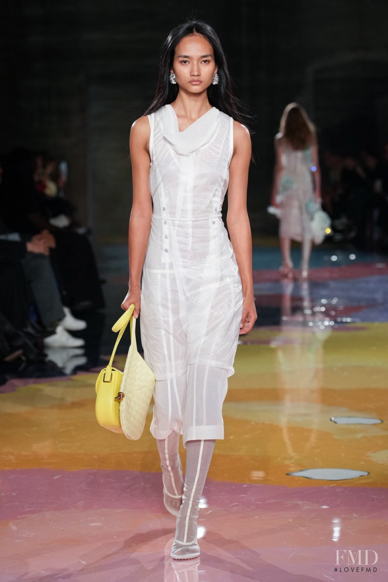 Mona Bhujel featured in  the Bottega Veneta fashion show for Spring/Summer 2023