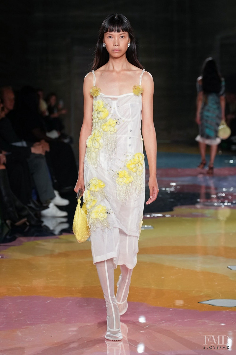 Diane Chiu featured in  the Bottega Veneta fashion show for Spring/Summer 2023