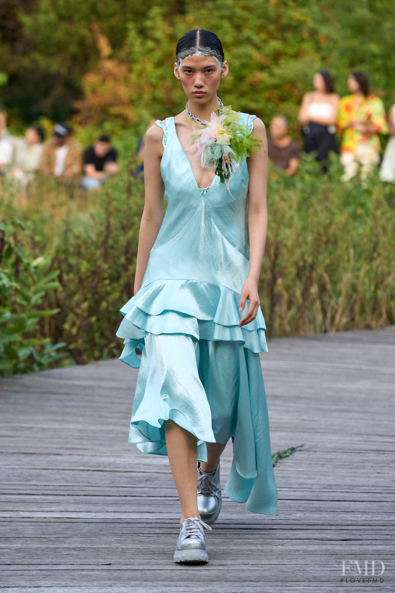 Xie Jia Yun featured in  the Collina Strada fashion show for Spring/Summer 2023