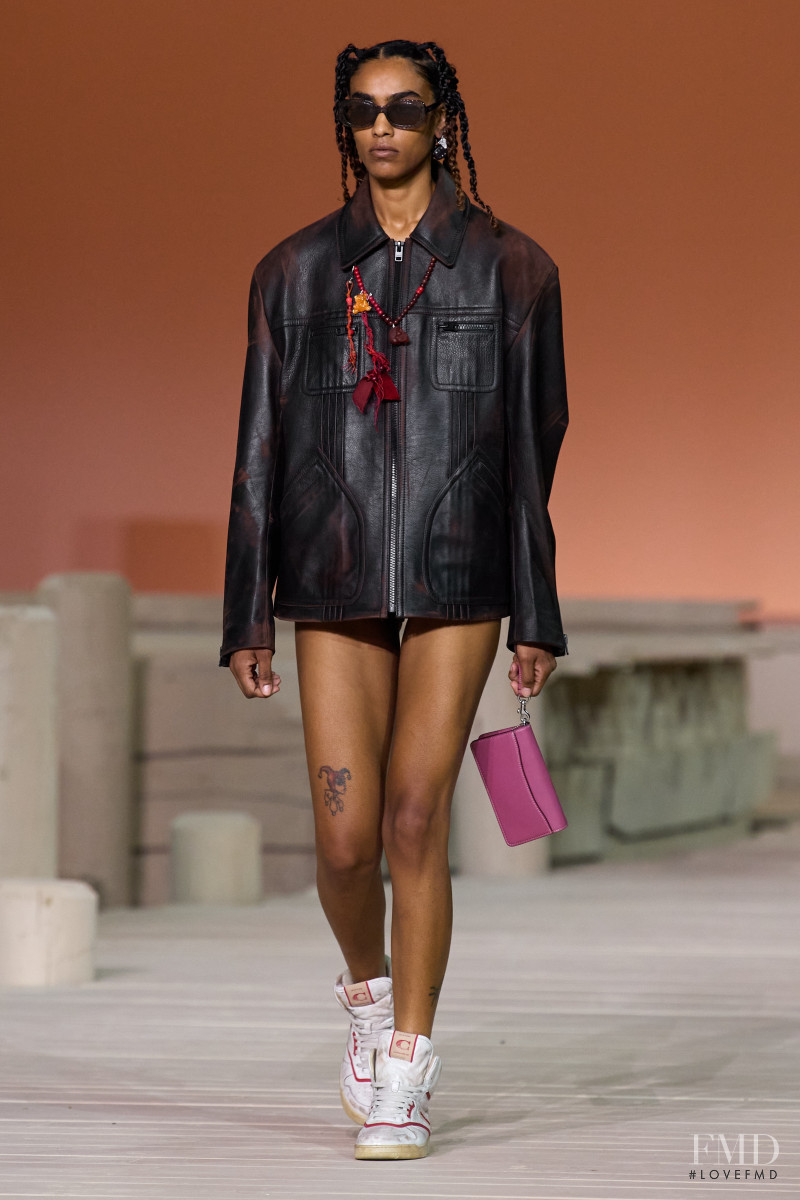 Simone Embrack featured in  the Coach fashion show for Spring/Summer 2023