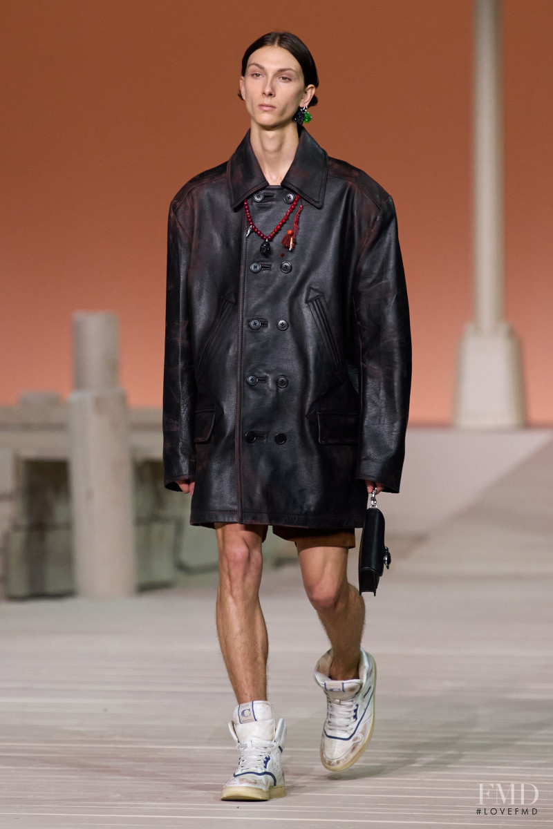 Luke Lenski featured in  the Coach fashion show for Spring/Summer 2023