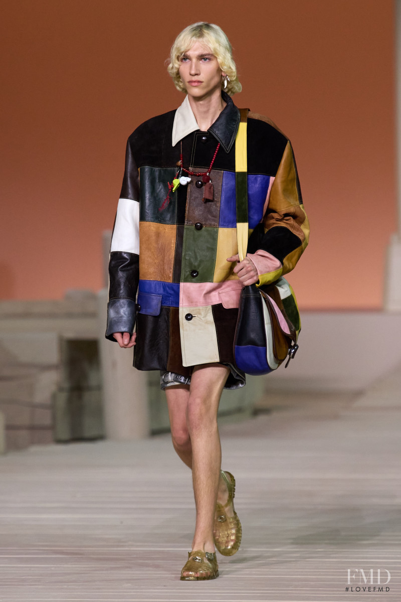 Noah Hanes featured in  the Coach fashion show for Spring/Summer 2023