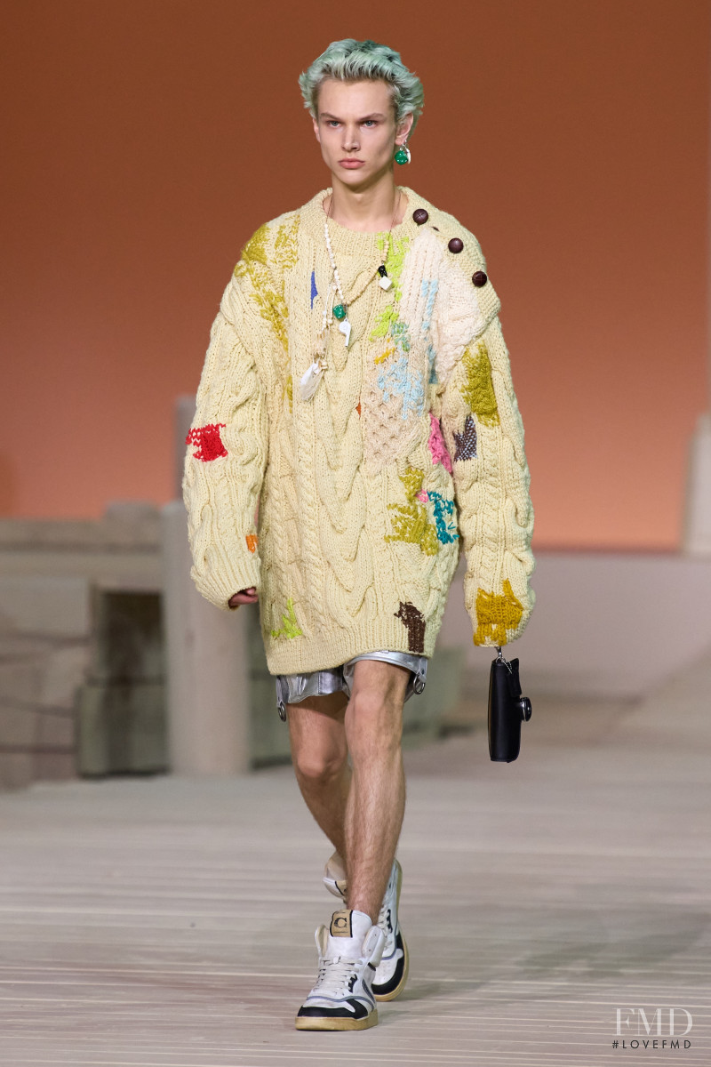 Luke Clod featured in  the Coach fashion show for Spring/Summer 2023