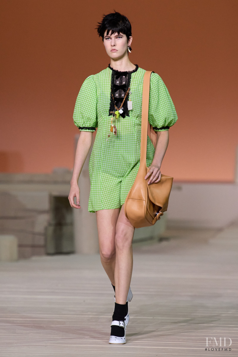 Rachel Goff featured in  the Coach fashion show for Spring/Summer 2023