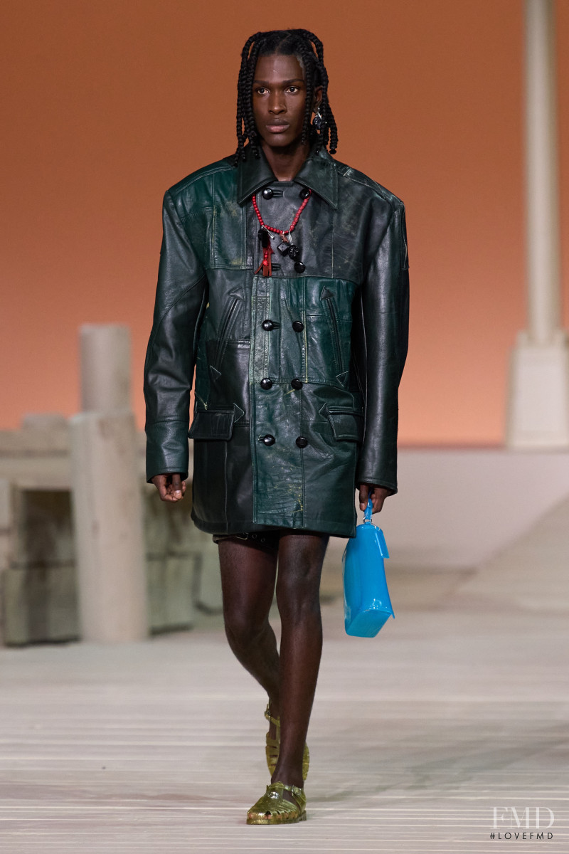 Anarcius Jean featured in  the Coach fashion show for Spring/Summer 2023