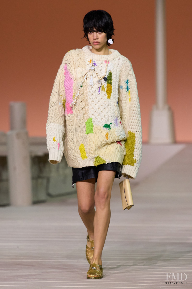 Valeria Gomez featured in  the Coach fashion show for Spring/Summer 2023