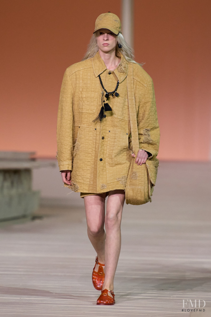 Fleur Breijer featured in  the Coach fashion show for Spring/Summer 2023