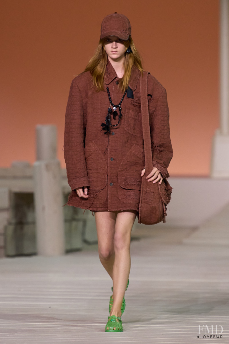 Pleun Keijsers featured in  the Coach fashion show for Spring/Summer 2023