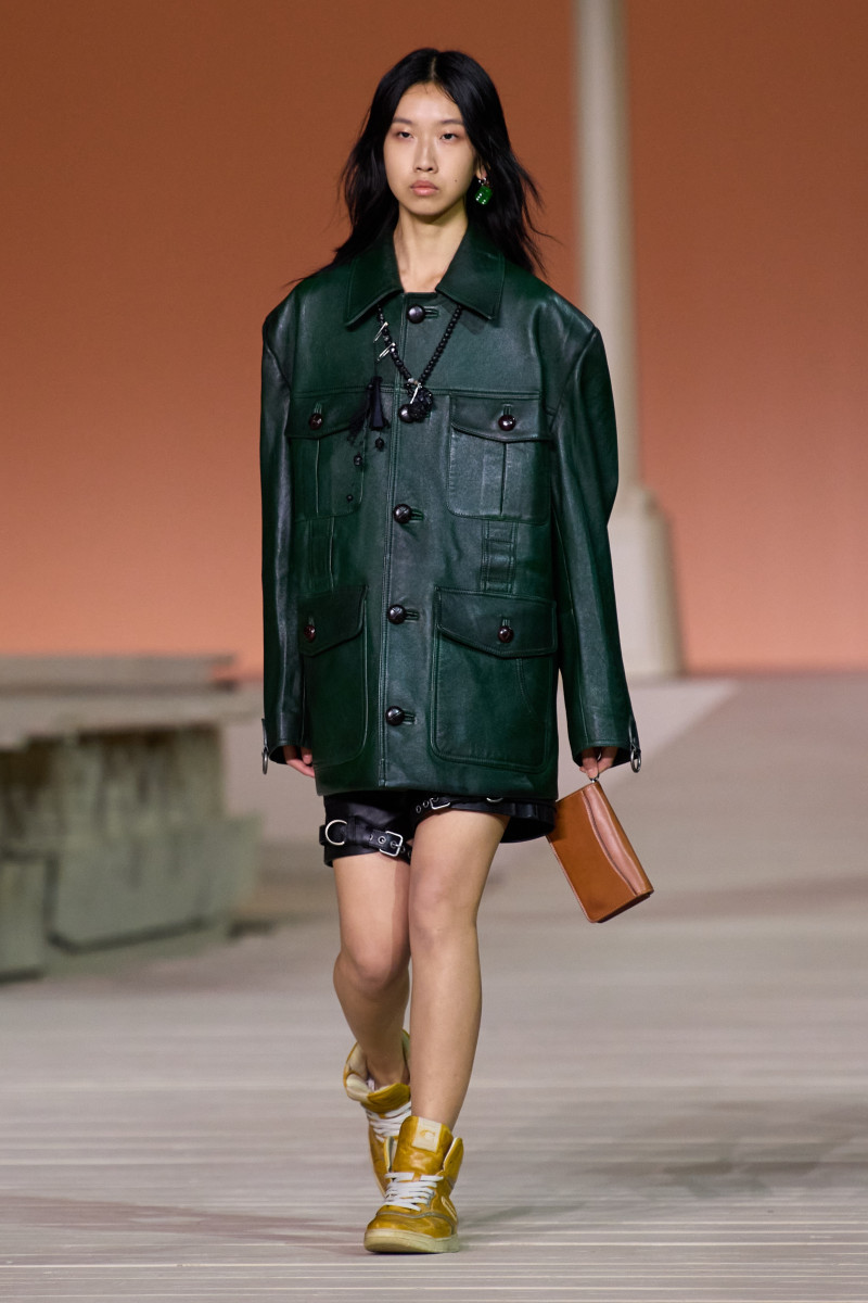 Reece Tong featured in  the Coach fashion show for Spring/Summer 2023