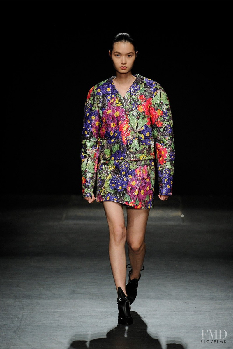 Shuqi Lan featured in  the Christopher Kane fashion show for Spring/Summer 2023