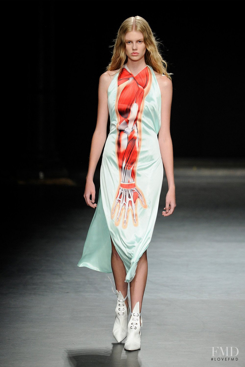 Sarah Ferguson featured in  the Christopher Kane fashion show for Spring/Summer 2023