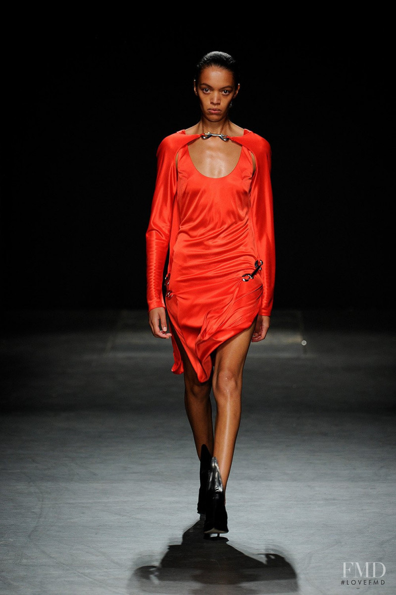 Kukua Williams featured in  the Christopher Kane fashion show for Spring/Summer 2023