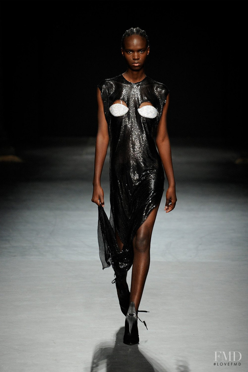 Judith Onah featured in  the Christopher Kane fashion show for Spring/Summer 2023