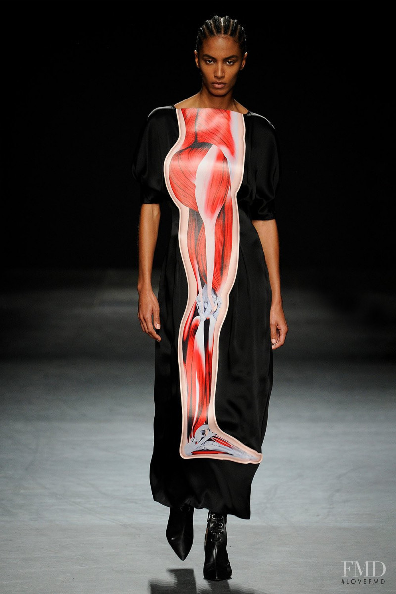 Sacha Quenby featured in  the Christopher Kane fashion show for Spring/Summer 2023