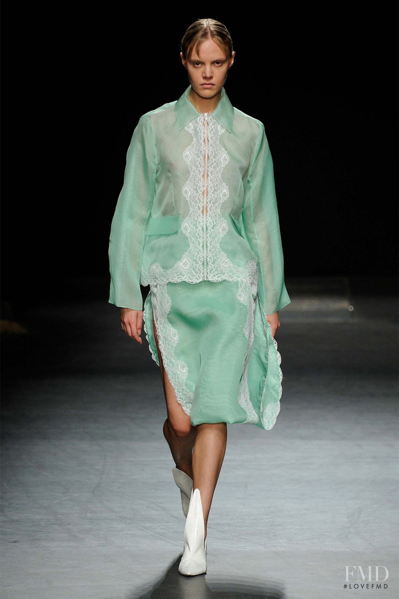 Diletta Busin featured in  the Christopher Kane fashion show for Spring/Summer 2023